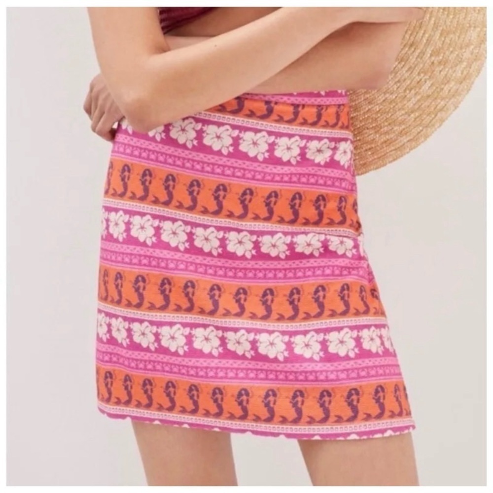 NEW ANTHROPOLOGIE FARM RIO Knit Mini Skirt